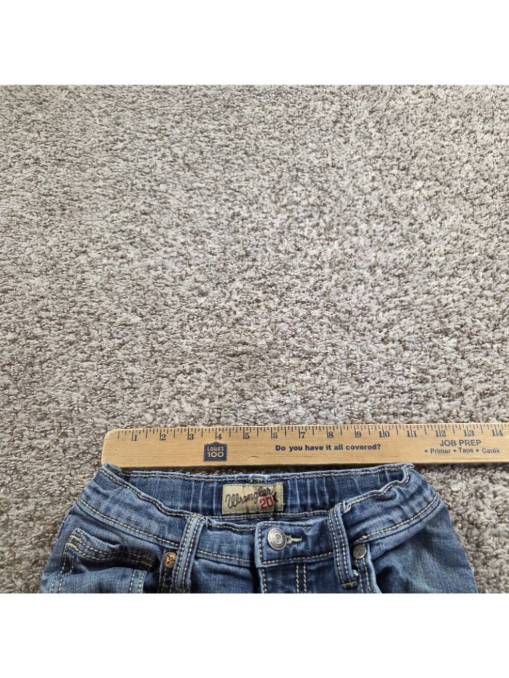 Wrangler 20X Jeans Boys 12 Bootcut Denim Dark Wash Read* - Picture 4 of 9